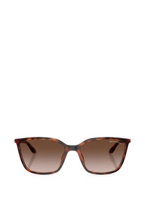Armani Exchange tortoiseshell-effect square-frame sunglasses - Brown