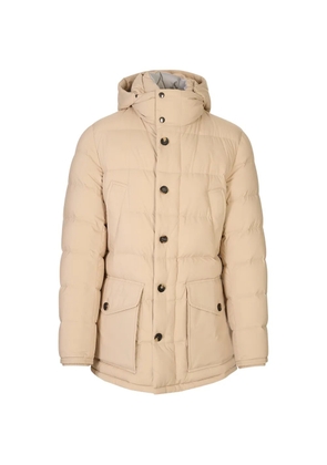 Kiton hooded padded jacket - Neutrals