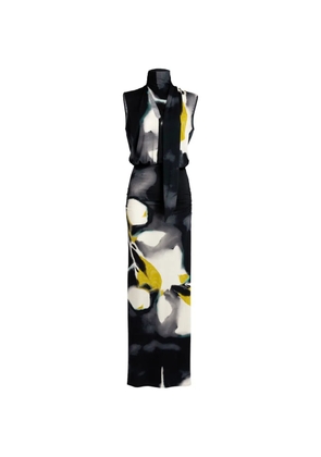 Silvia Tcherassi Cody floral-print maxi dress - Blue