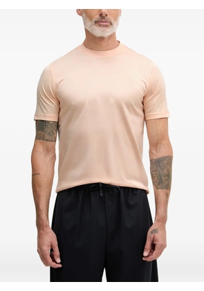 Karl Lagerfeld logo-embroidered T-shirt - Pink