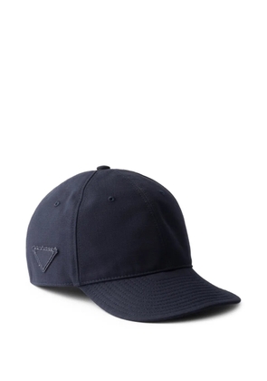 Prada technical fabric baseball cap - Blue