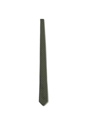 Emporio Armani jacquard wave-print tie - Green