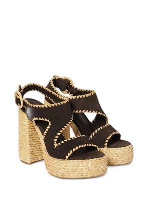Paloma Barceló Wanda heeled sandals - Brown