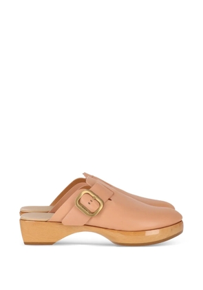 Tod's buckle-fastening heeled mules - Pink