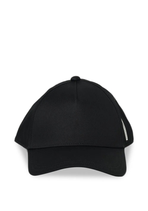 Emporio Armani logo-tag baseball cap - Black
