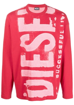 Diesel T-Wasrib logo-print T-shirt - Red