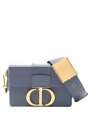 Christian Dior Pre-Owned 2010-2026 Leather 30 Montaigne Box Bag crossbody bag - Blue