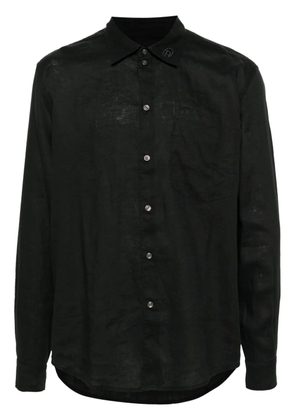 Diesel S-Emil linen shirt - Black