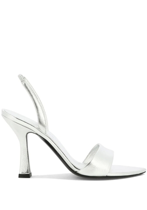 3juin slingback leather sandals - Silver