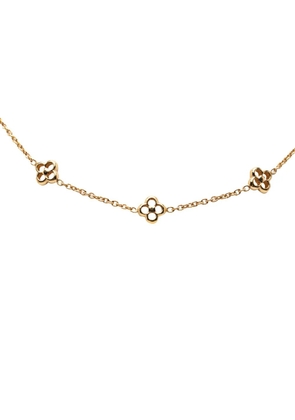Louis Vuitton Pre-Owned 2018 Gold Plated Flower Full Necklace costume necklace