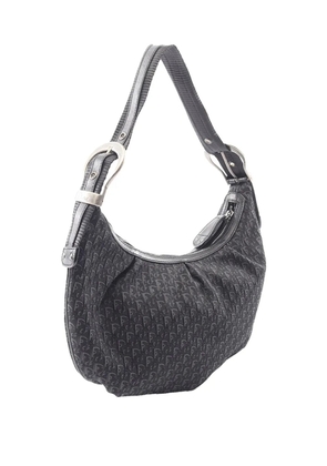 Christian Dior Pre-Owned 2000-2010 Diorissimo Trotter Canvas hobo bag - Black