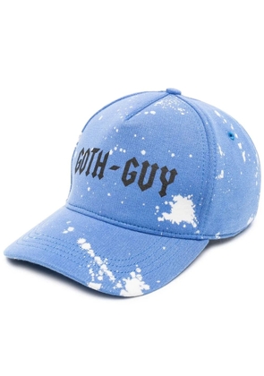 DSQUARED2 logo-print baseball cap - Blue