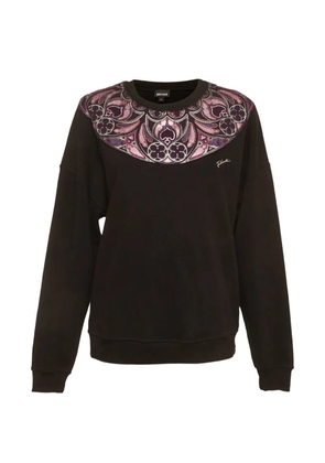 Just Cavalli Vintage printed panelled sweatshirt - Black