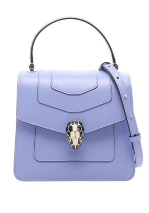 Bvlgari Pre-Owned 2012 Leather Serpenti Forever satchel - Blue