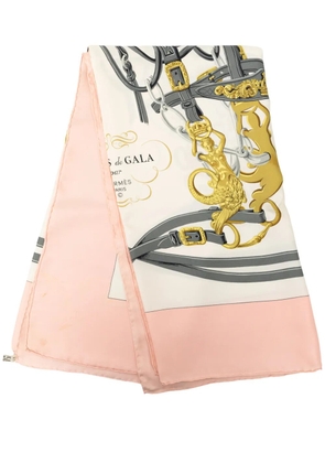 Hermès Pre-Owned 20th Century Brides de Gala Silk Scarf 90 scarves - White