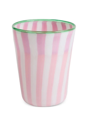 Lisa Corti Circus striped-pattern vase - Pink