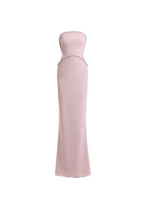 Gemy Maalouf strapless corset maxi dress - Pink