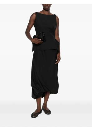 Róhe twisted skirt - Black