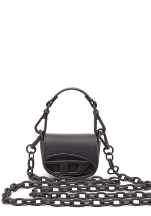 Diesel 1DR Chain XXS leather cross body bag - Black