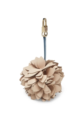 Carolina Herrera Vintage flower appliqué bag charm - Neutrals