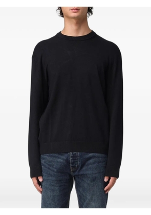 Emporio Armani crew-neck sweater - Black