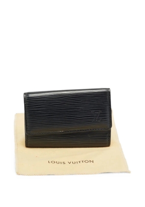 Louis Vuitton Pre-Owned 6 leather key holder - Black