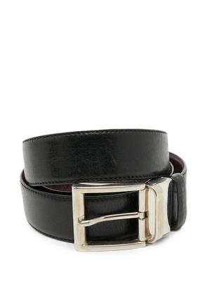 Ermenegildo Zegna Vintage reversible buckle belt - Black