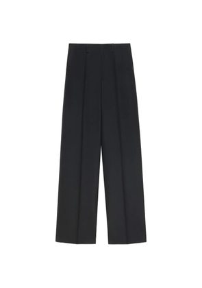 Marni black wool wide-leg trousers