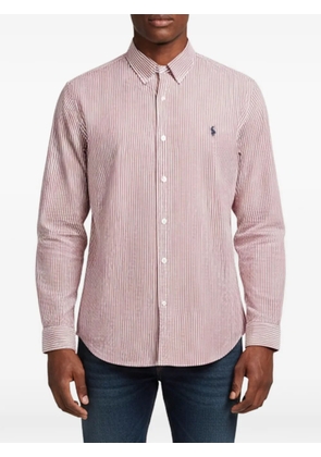Ralph Lauren Vintage striped button-up shirt - Red
