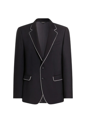 Dolce & Gabbana Martini Light single-breasted wool twill jacket - Blue
