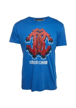Roberto Cavalli Vintage logo-print T-shirt - Blue