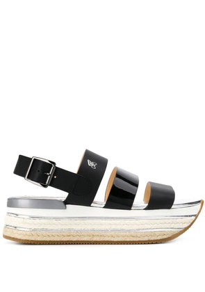 Hogan platform sandals - Black
