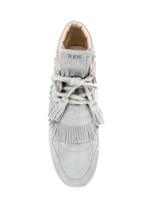 Tod's fringed sneakers - Grey
