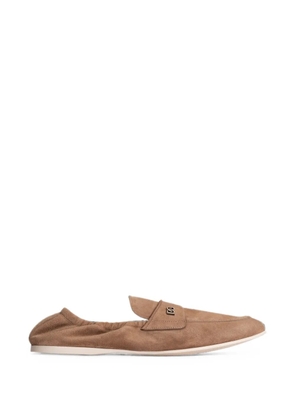 Dolce & Gabbana calfskin slippers - Neutrals