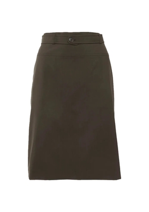 Jil Sander Pre-Owned belted pencil midi skirt - Brown