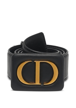Christian Dior Pre-Owned 2021 logo-detail belt - Black