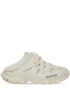 Balenciaga Furry slide sandal - Black