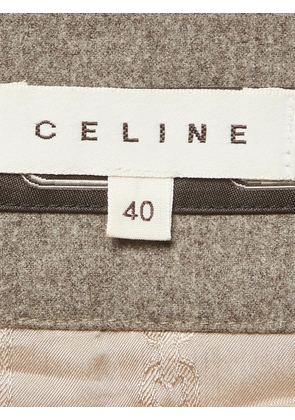 Celine Pre-Owned pleated mini skirt - Grey