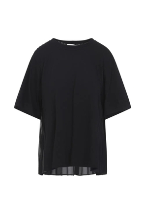 Max Mara Sportmax pleated-back T-shirt - Black