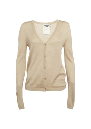Jil Sander Pre-Owned V-neck knitted cardigan - Neutrals