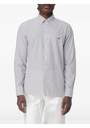 BROOKSFIELD stripe-print button-down shirt - Grey