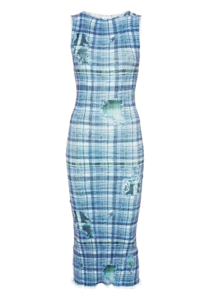 Acne Studios ribbed sleeveless dress - Blue