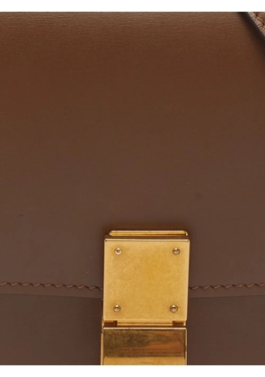 Celine Pre-Owned 2017 small Classic Box crossbody bag - Brown