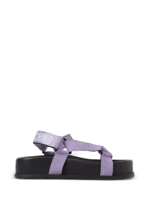 Moschino touch-strap sandals - Purple