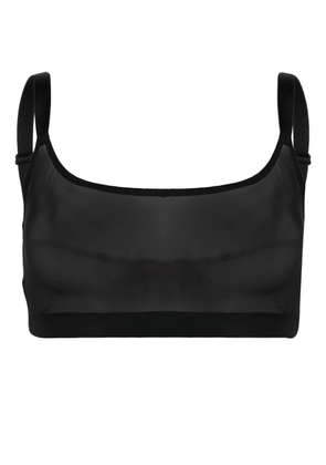 DSQUARED2 slogan-print sports bra - Black