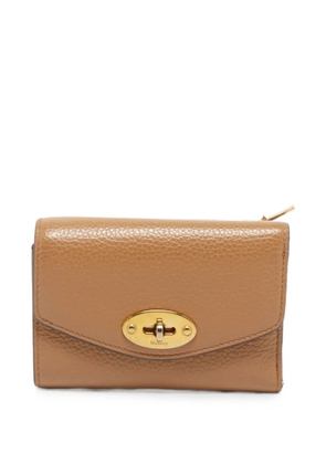 Mulberry Pre-Owned twist-lock tri-fold wallet - Brown