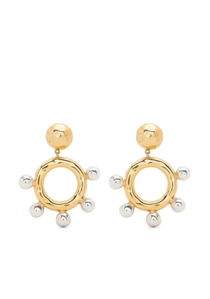 Patou faux-pearl embellished drop earrings - Gold