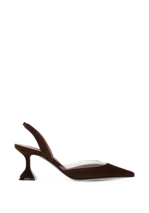 Amina Muaddi Lara slingback pumps - White
