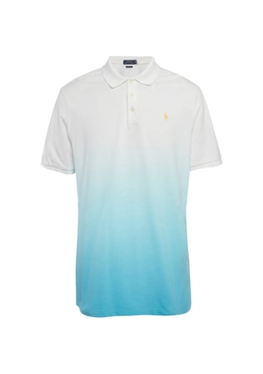 Polo Ralph Lauren Vintage ombre pique polo shirt - White