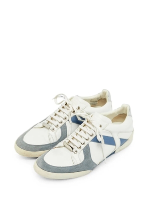 Christian Dior Pre-Owned CD panelled sneakers - White